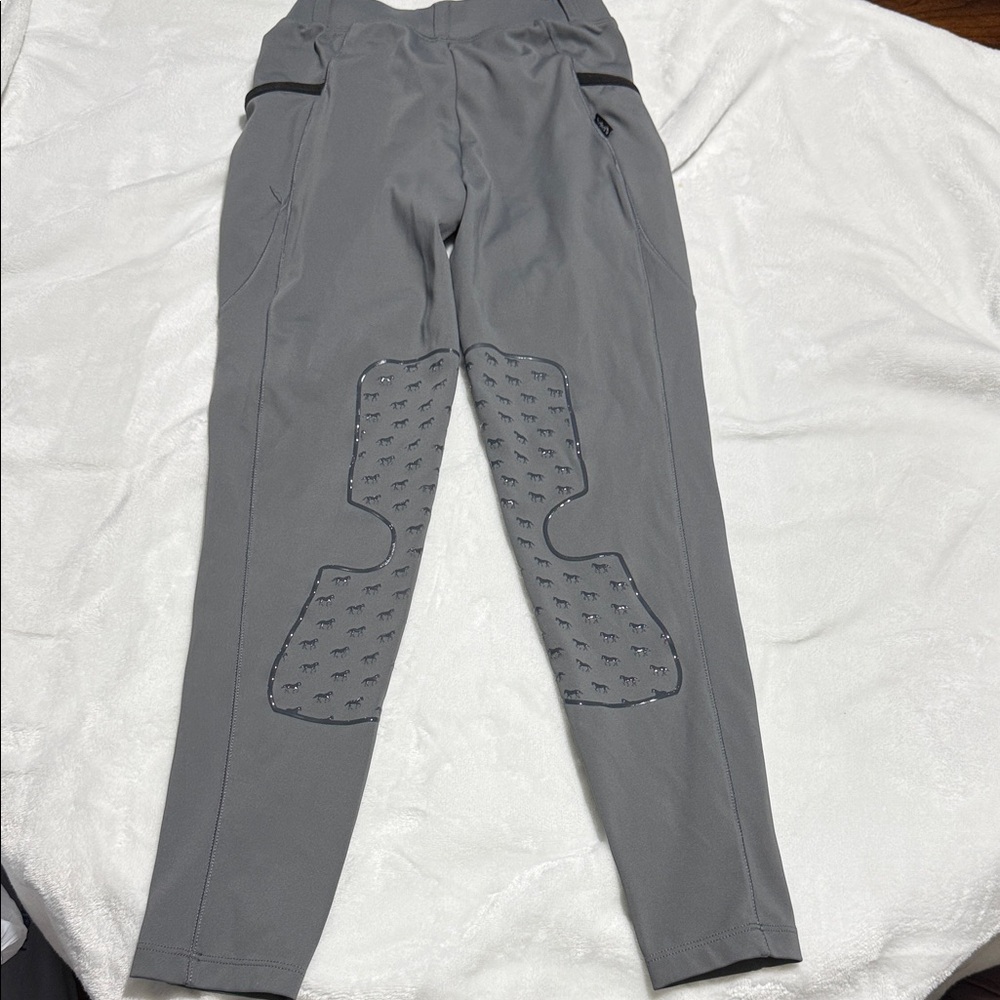 Baleaf Kids Gray Riding pants - Picture 6 of 10